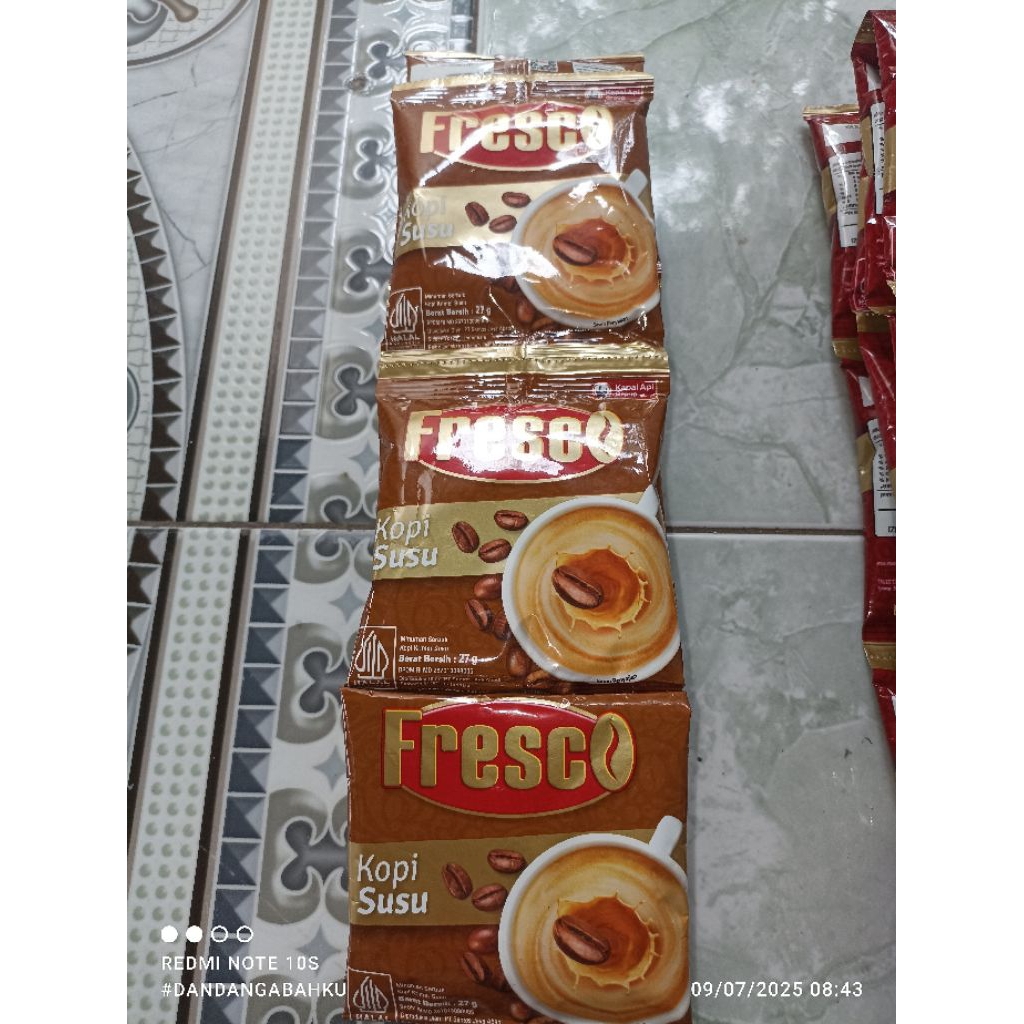 

Fresco kopi moka atau kopi susu