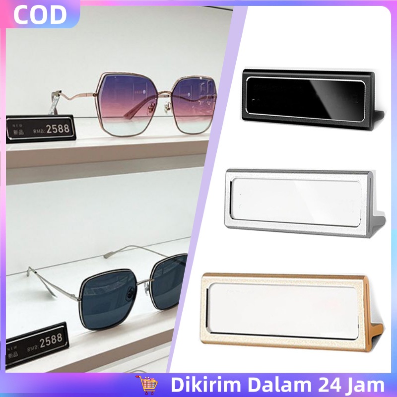 

Holder Price Tag Logam Rak Stand Display Tag Harga Emas Premium Price Tag Holder Label Harga Emas / Hitam / Putih