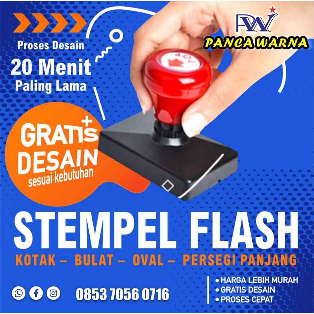 

STEMPEL Kilat, Stempel Otomatis, Stempel Custom, Untuk Media KERTAS