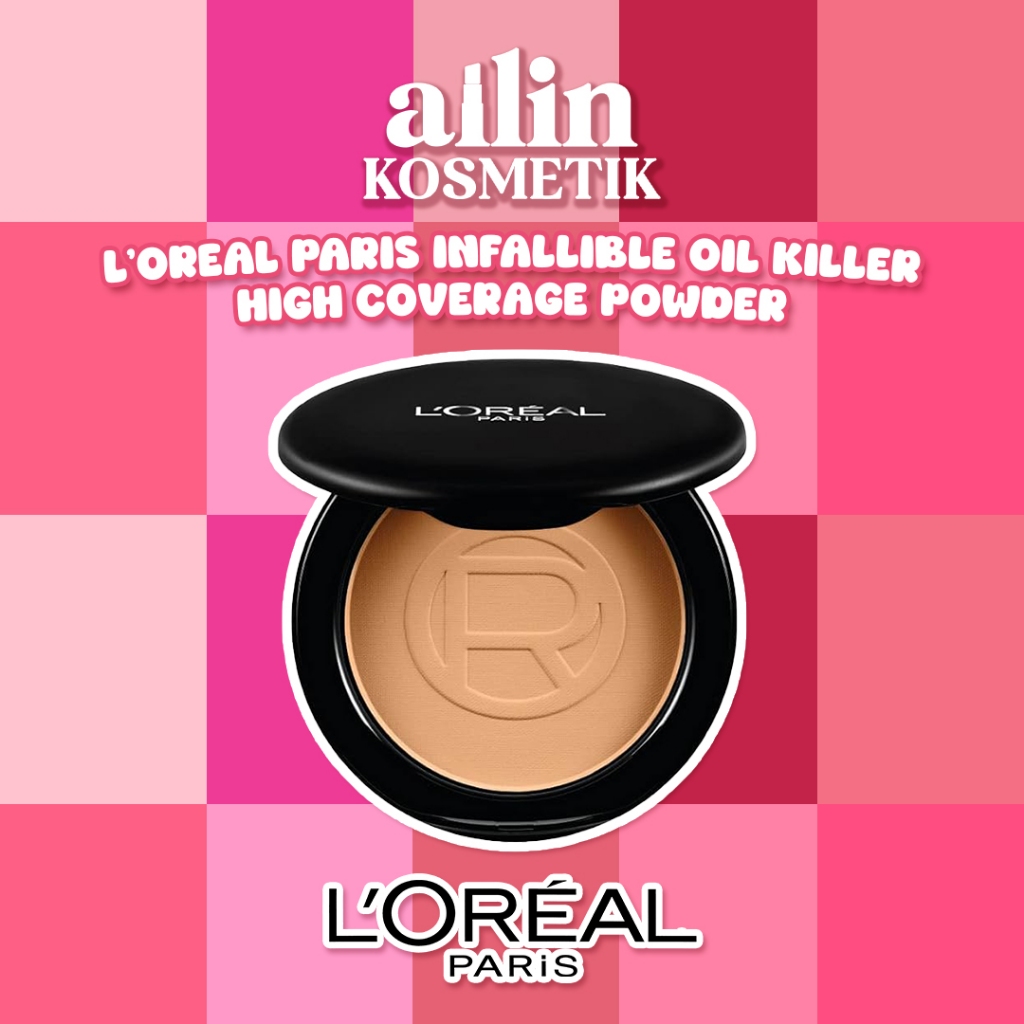 AiLiN | L'OREAL Paris Infallible Oil Killer High Coverage Powder SPF32 PA+++ | Loreal Compact Powder