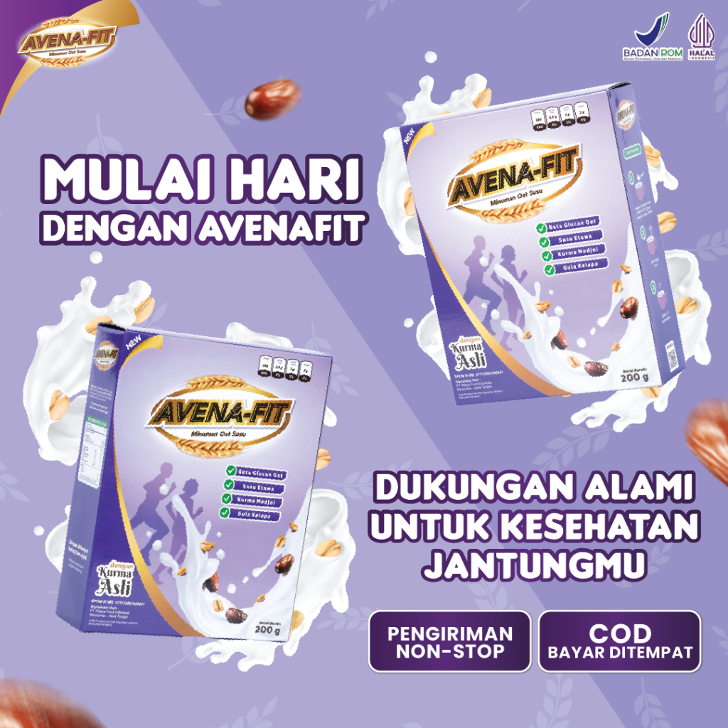 

Avenafit Susu Sereal Oat Menyehatkan Jantung dan Membantu Menurunkan Kolesterol Tinggi