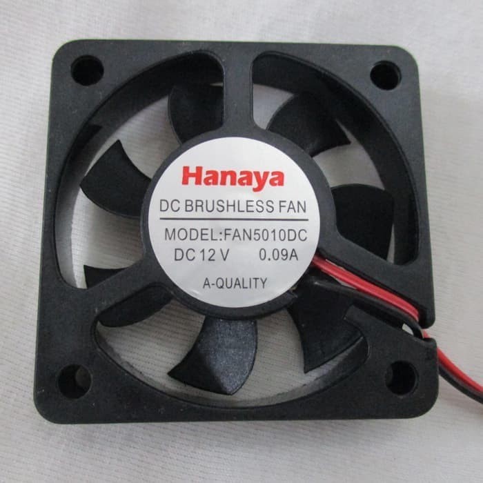 Kipas Mini Fan DC 12 Volt Hanaya 5 cm - FAN5010DC