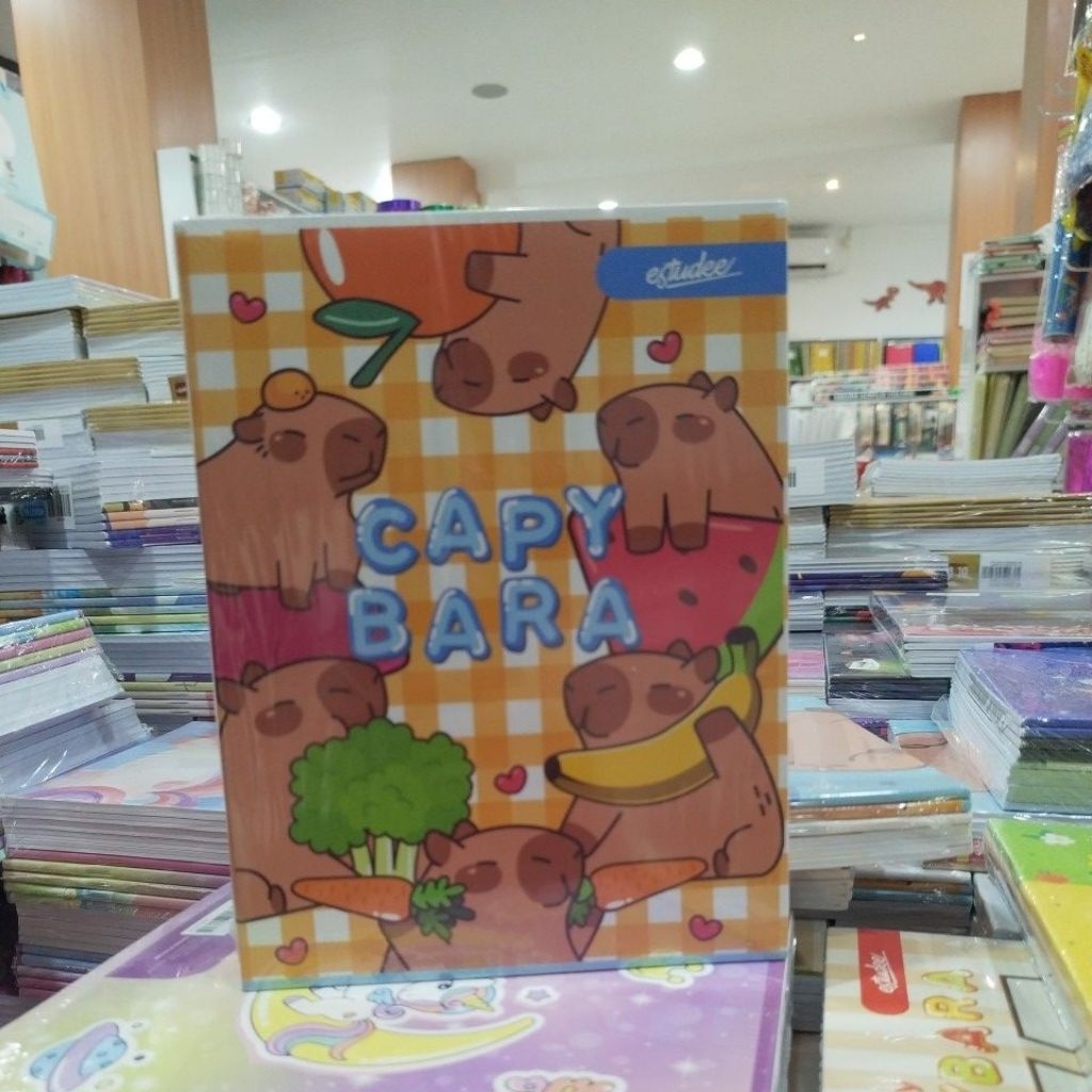 

BUKU TULIS ESTUDEE 38 CAPYBARA 6PCS