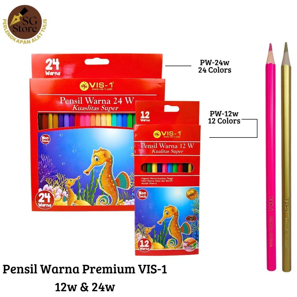 

VIS-1 - Pensil Warna Premium / Premium Color Pencil