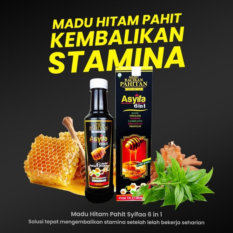 

Madu Asyifa 6in1 Original 500gr Ramuan Herbal Untuk Kesehatan & Stamina