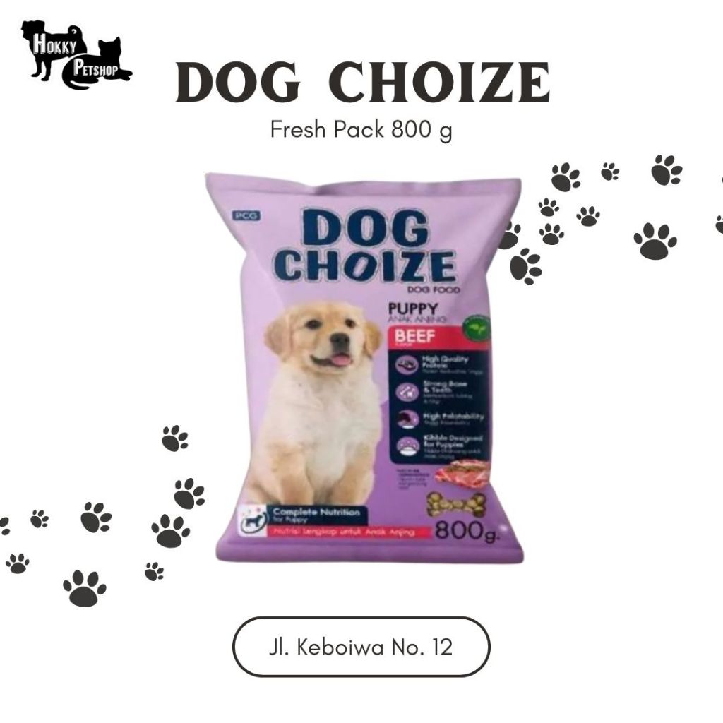 Dog Choize Puppy (Fresh Pack) / Makanan Anjing Puppy Dog Choize / Makanan Anjing Murah