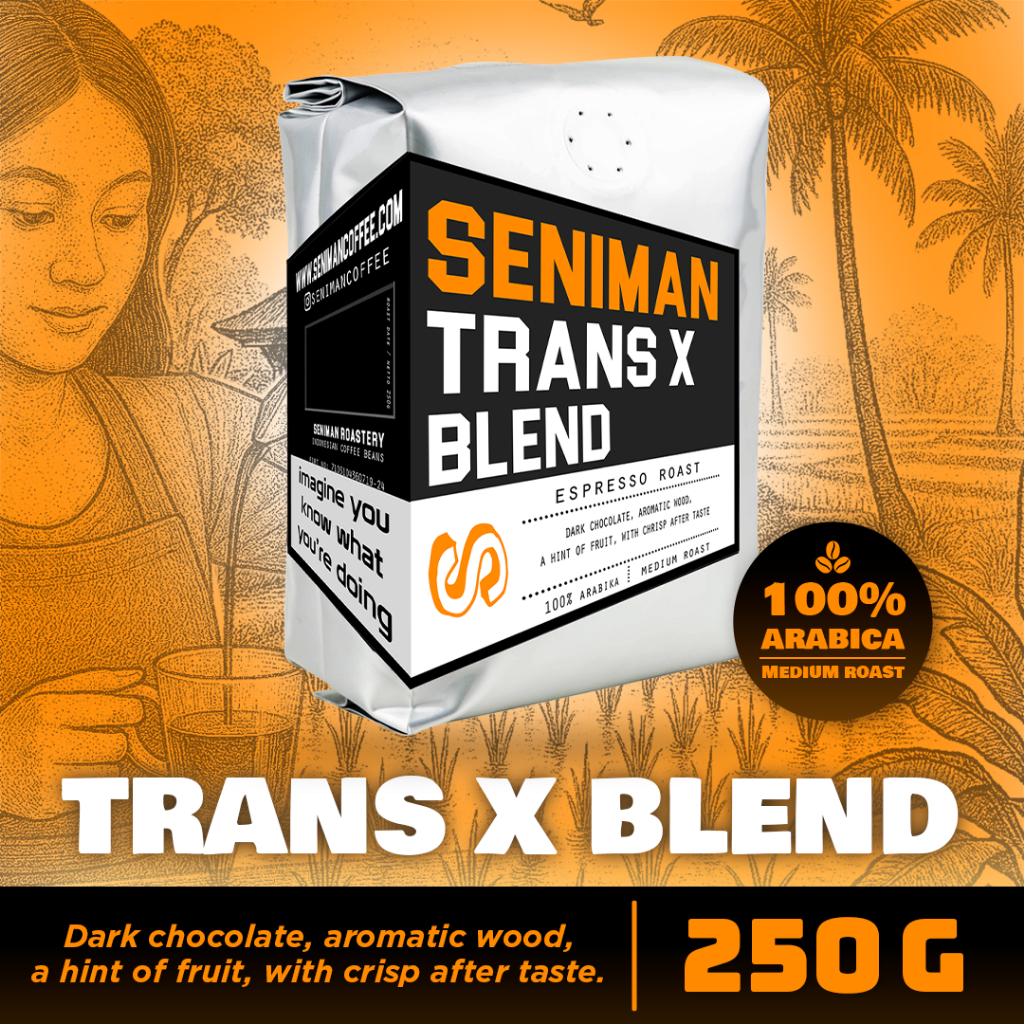 

Seniman Coffee / Indonesian Coffee Beans Trans-X Brew Blend 250 gram