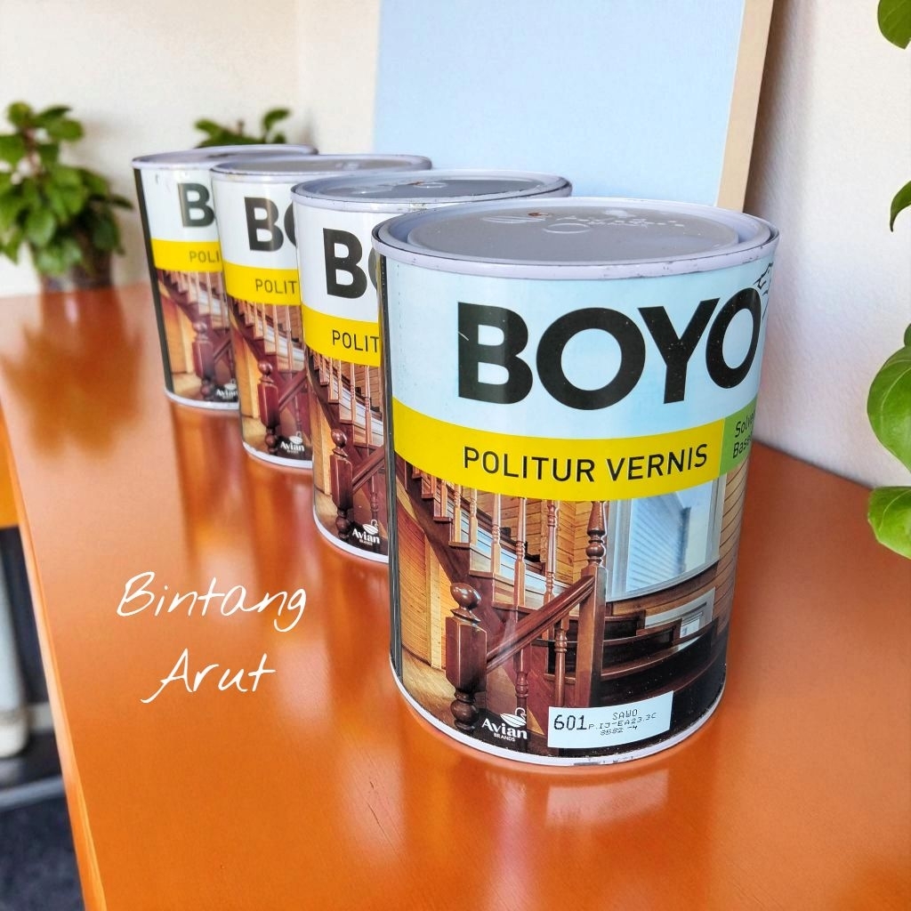 POLITUR VERNIS BOYO, POLITUR CAMPURAN THINNER BOYO 1L.