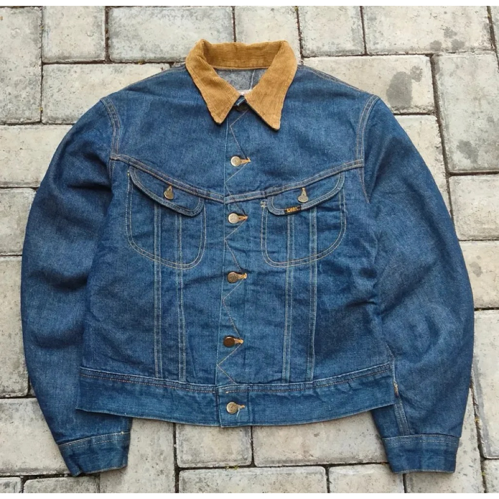 LEE VTG STROM RIDER JACKET DENIM 80S