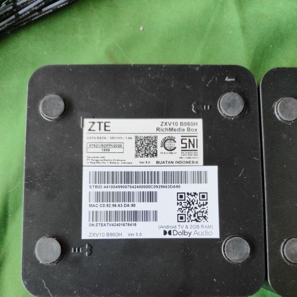 STB Android B860H V5 Firmware Ori ex indi