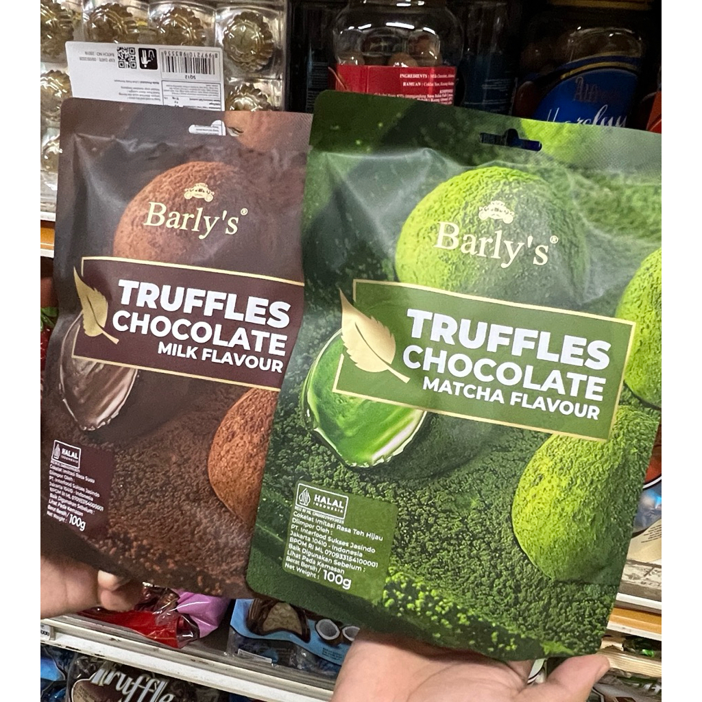 

BARLY’S TRUFFLE CHOCOLATE 100 GR / COKLAT TRUFFLE BARLYS