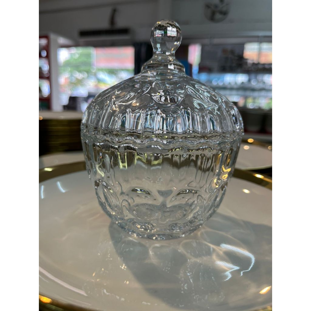Toples permen/toples serbaguna kaca kristal mini