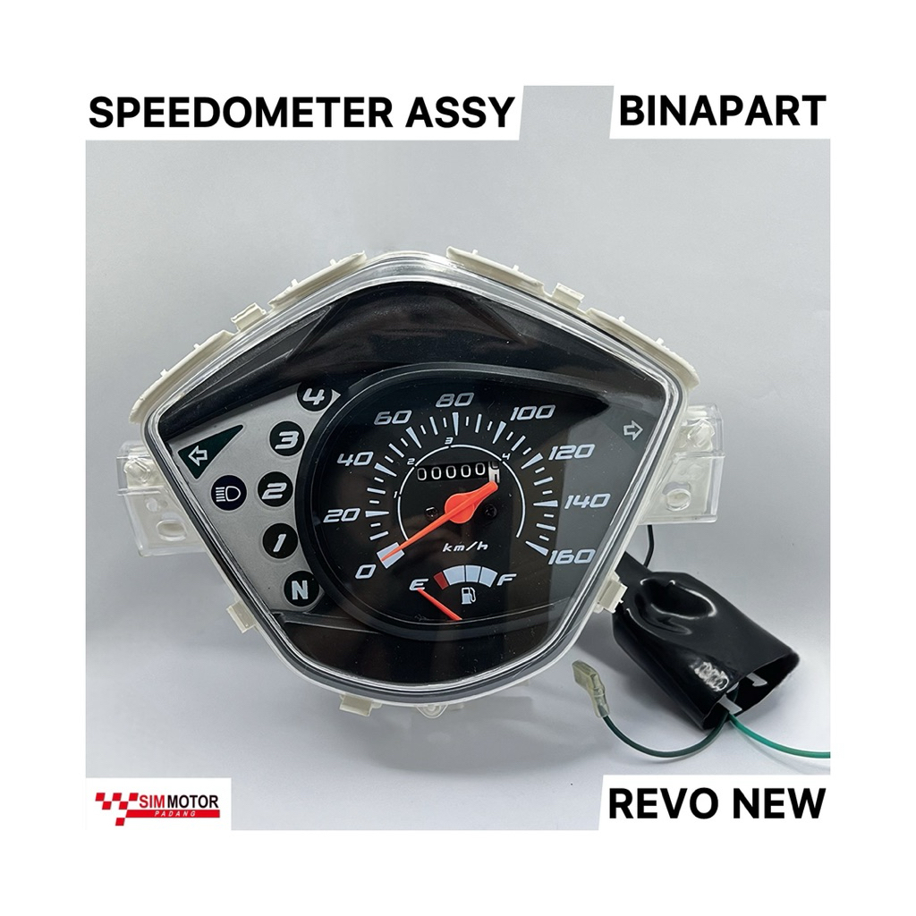 SPEEDOMETER KOMPLET SPEEDOMETER ASSY KILOMETER KOMPLIT HONDA REVO NEW REVO ABSOLUTE 110 BINA PART