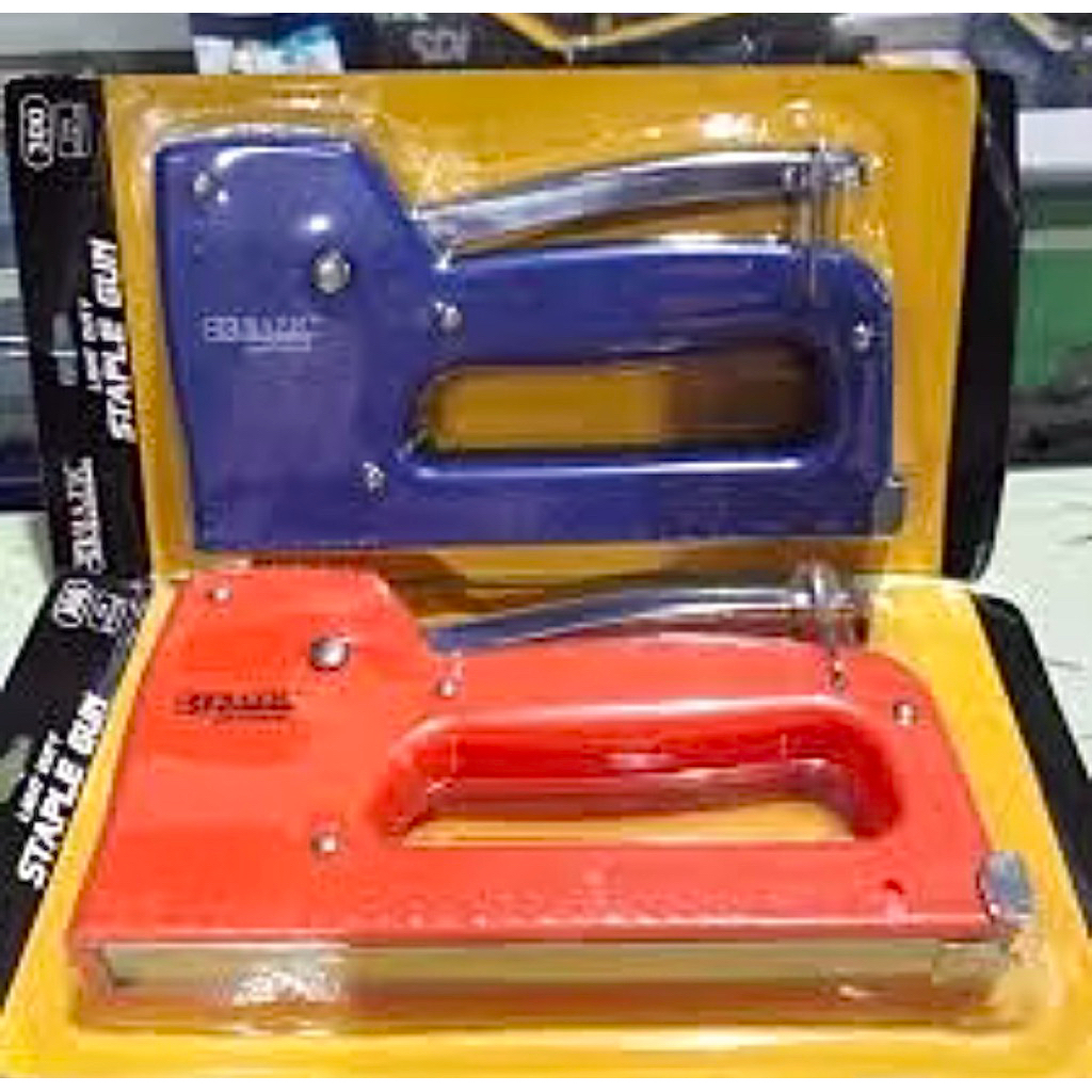 

Stapler Tembak / Cekrekan / Pengokot / Hekter Gun Tacker / Staples Sofa, Staples Jok, Stepler Motor