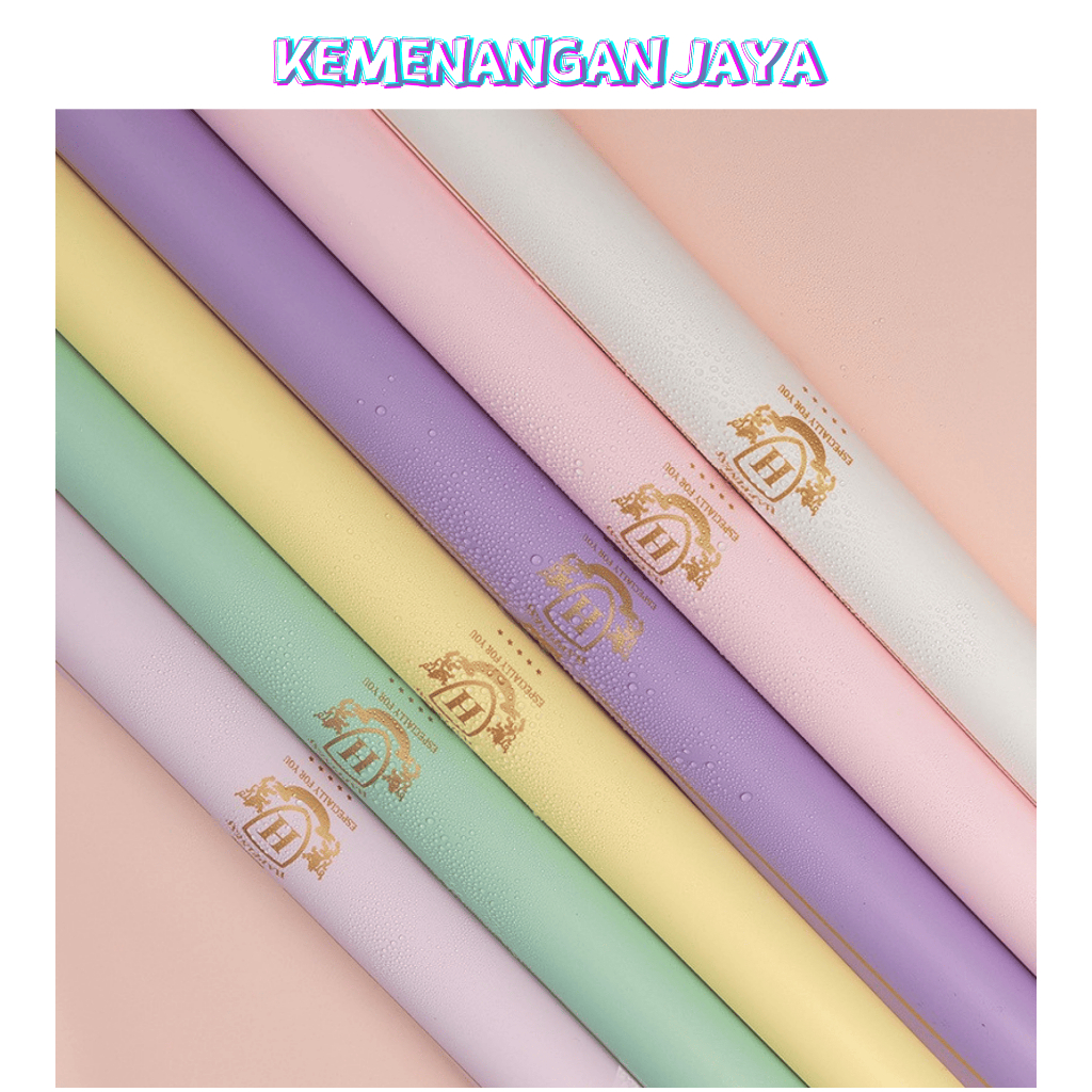 

Kertas Buket Bunga Crown List Gold Bunga Flower Wrapping Paper Solid Cellophane KB084