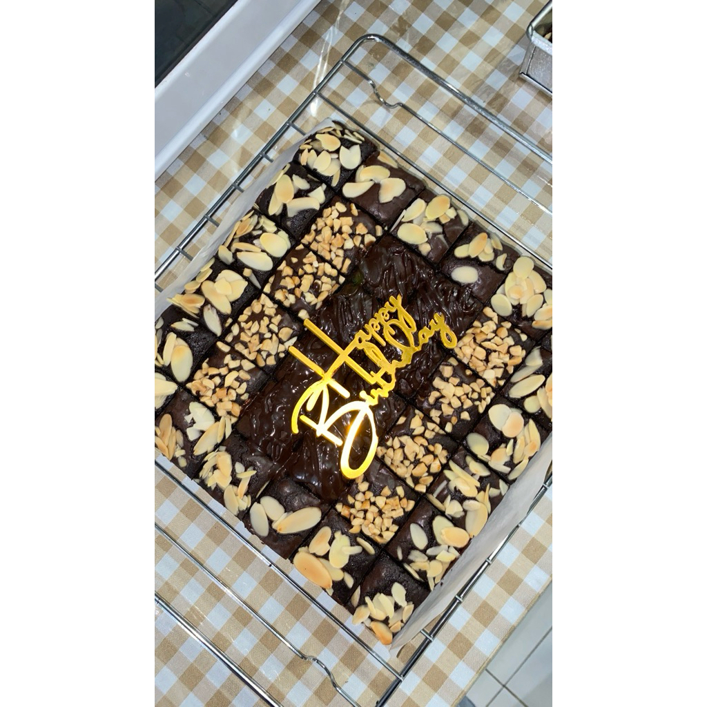 

Fudgy brownies bites 20x20