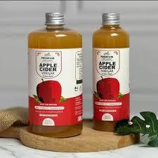 

produk Cuka Apel Organik Premium Lemen (Lemen Premium Organic Apple Cider Vinegar).