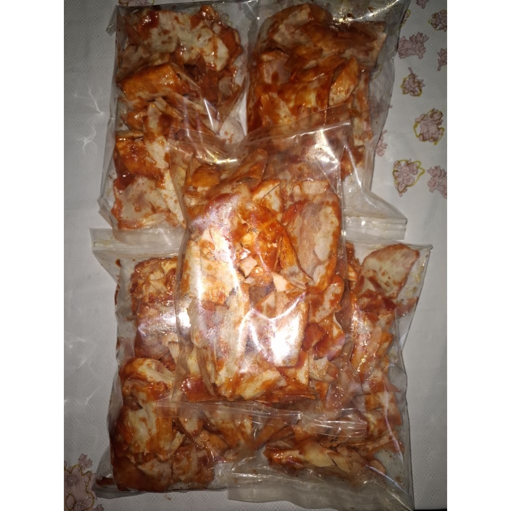

Keripik Singkong Balado pedas manis dan original best seller (homemade)