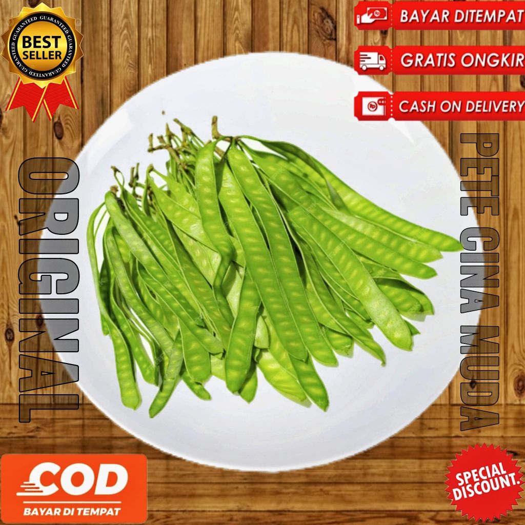 

Pete cina muda pete lamtoro muda petai cina muda segar fresh dipetik dadakan 1kg