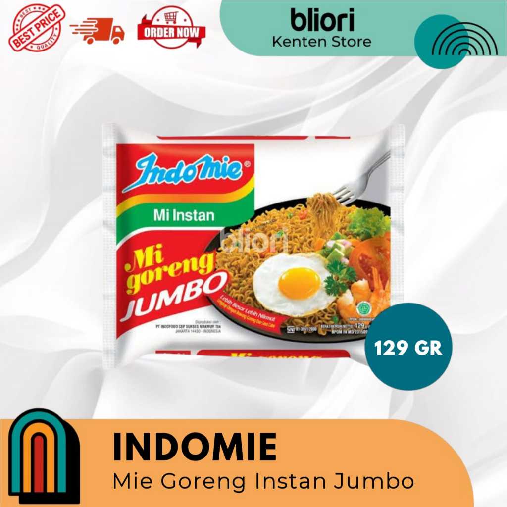 

INDOMIE MIE GORENG JUMBO SPECIAL 129 GR