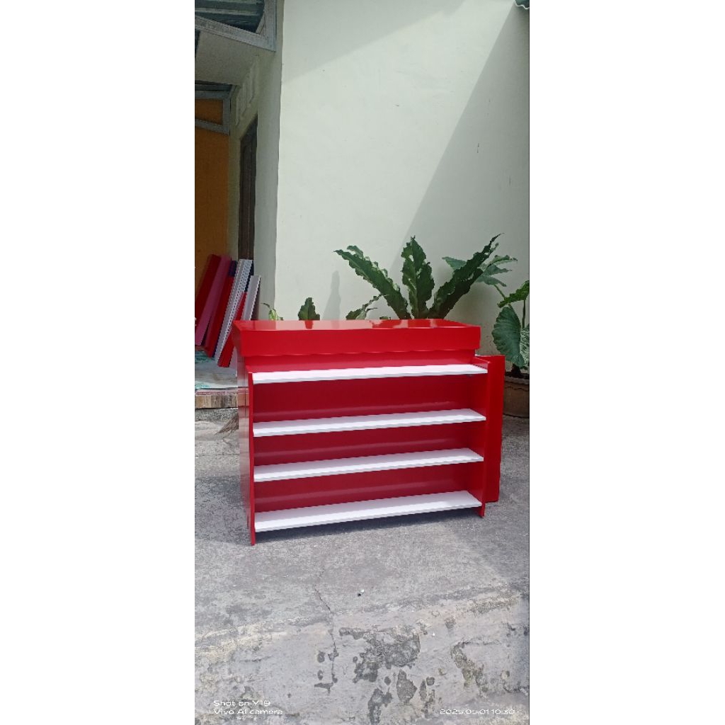 meja kasir display L kecil kiri