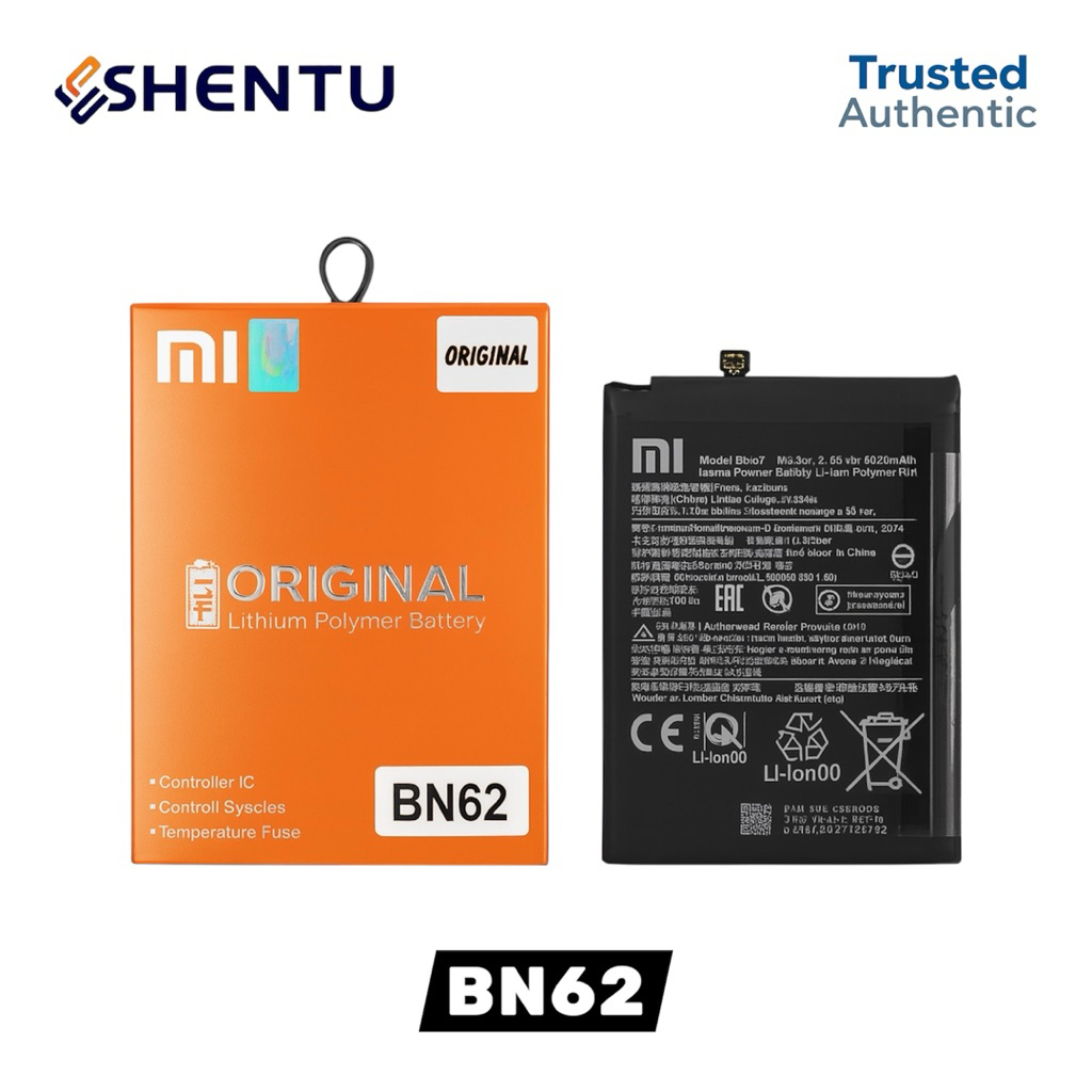 Baterai BN-62 Xiaomi Redmi 9T/Poco M3 BN62 Batrai Batre ORI 100%
