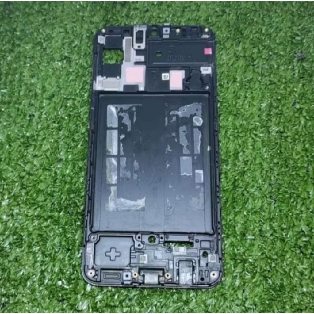 frame lcd Samsung A50 - midle / tatakan lcd Ori cabutan