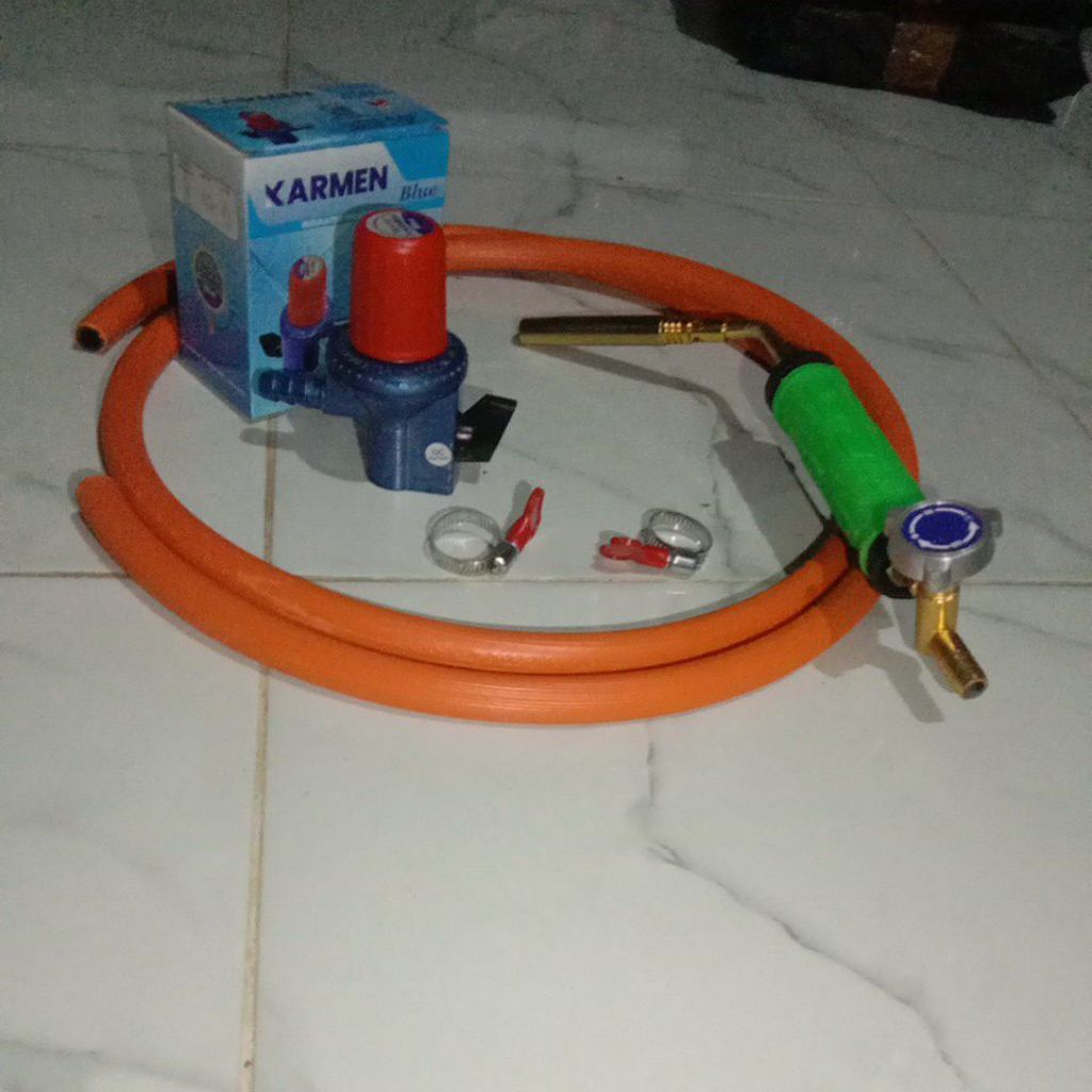 gastorch komplit kepala Gas Torch Bloe Torch Manual Lengkap/Alat las heating blow torch komplit/las 
