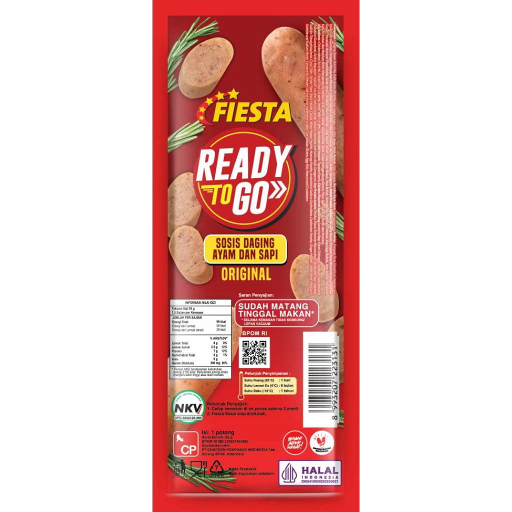 

Fiesta Sausage Ready To Go Original 65g