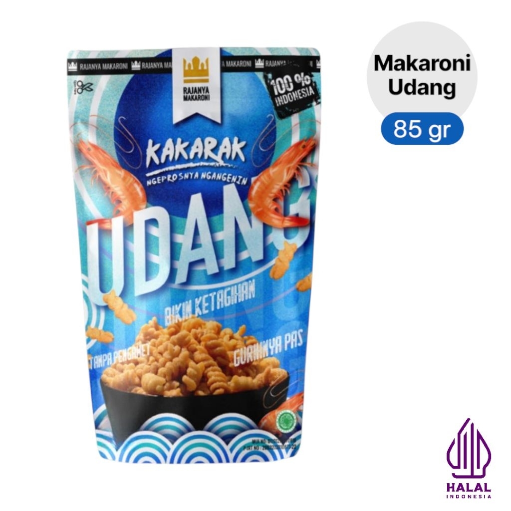 

Kakarak Makaroni 85gr - Udang