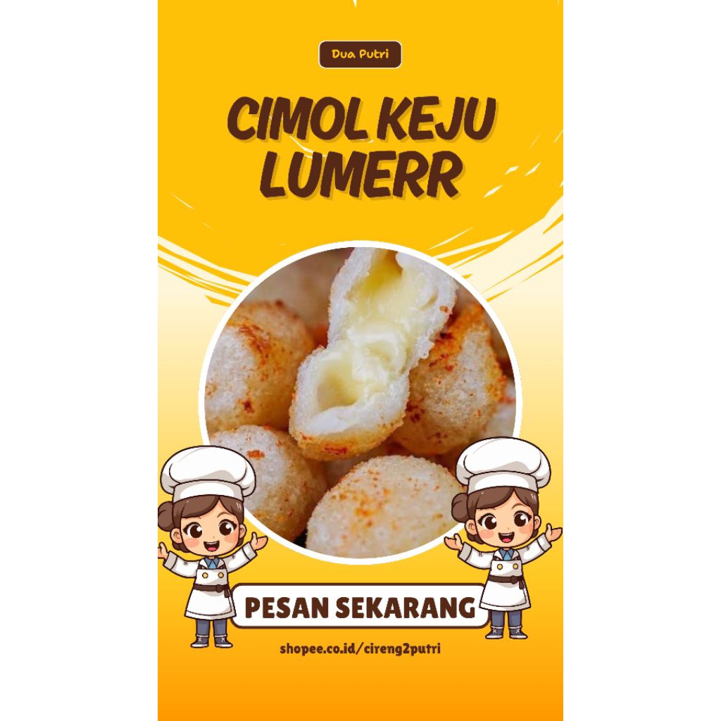 

Cimol Keju Lumer isi 10, 15 & 20 Free bumbu tabur