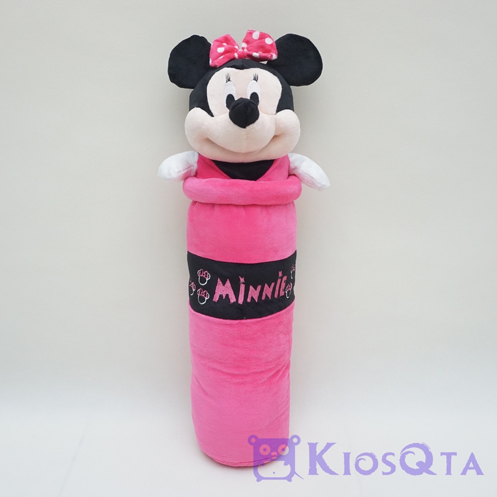 guling boneka minnie mouse pink large