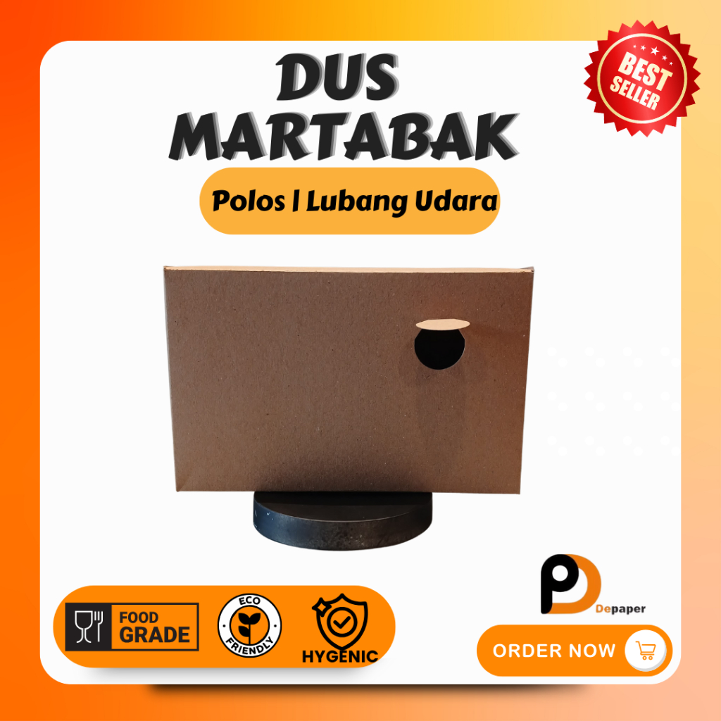 

[Min 25pcs] Dus Kue/Box Makanan Coklat Polos Bahan Kertas Non Laminasi Karft