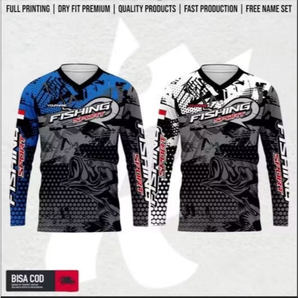 JERSEY MANCING FISHING SPORT