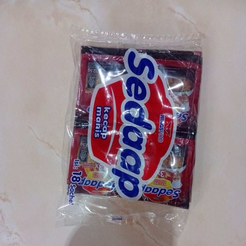 

Kecap Sedaap 12.5g ( 18 sachet )
