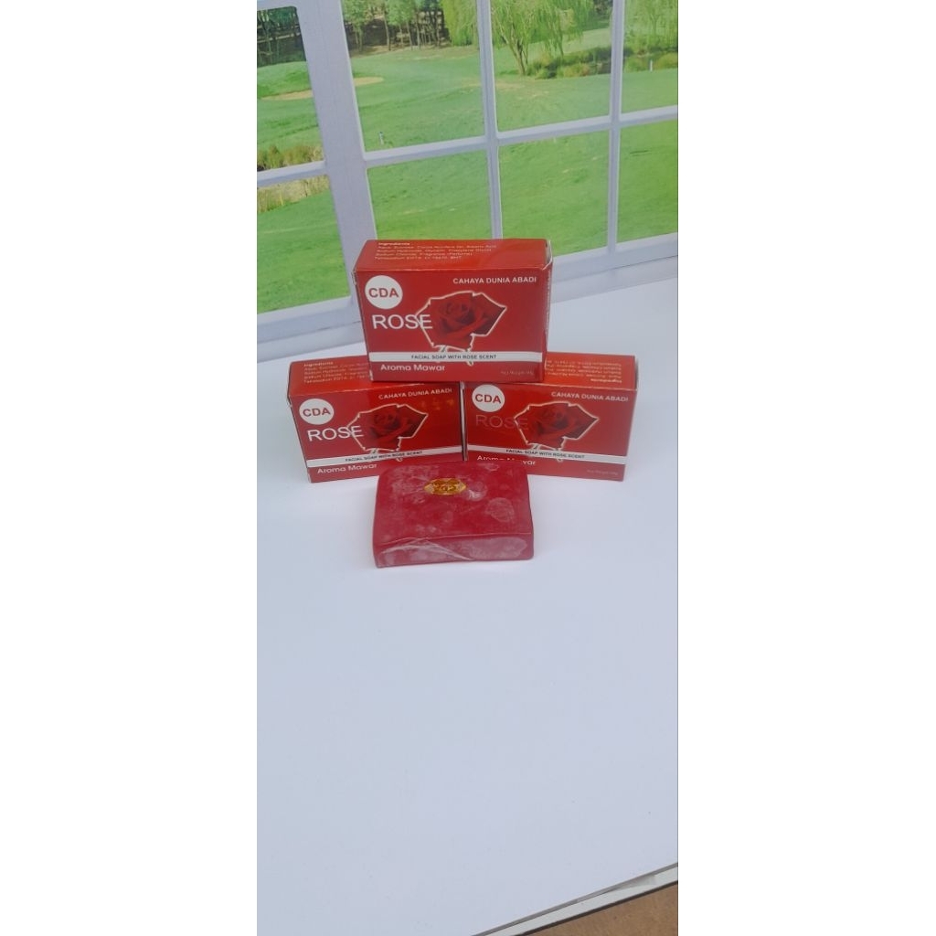 SABUN ROSE CDA // SABUN ROSE CDA CAHAYA DUNIA ABADI BPOM ECER
