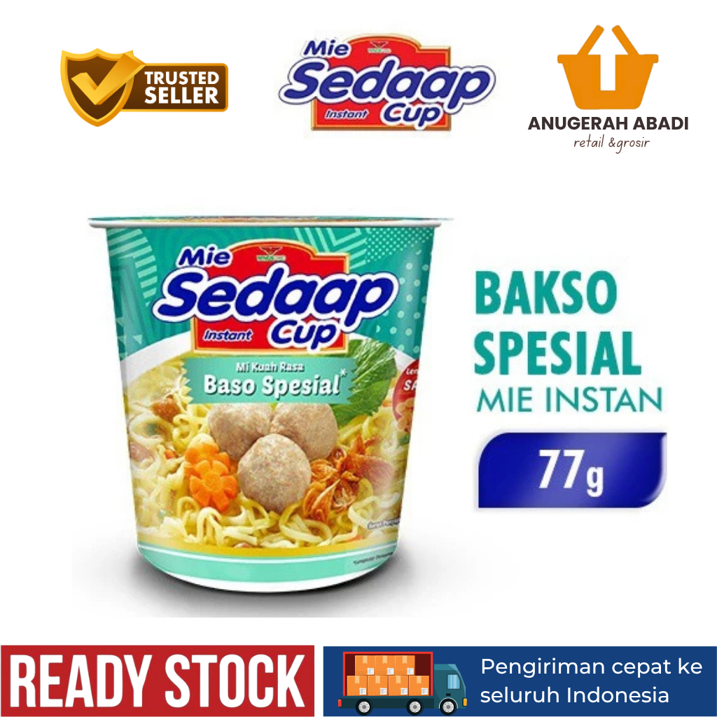 

SEDAAP MIE INSTAN CUP BASO SPESIAL KENYAL 77Gr
