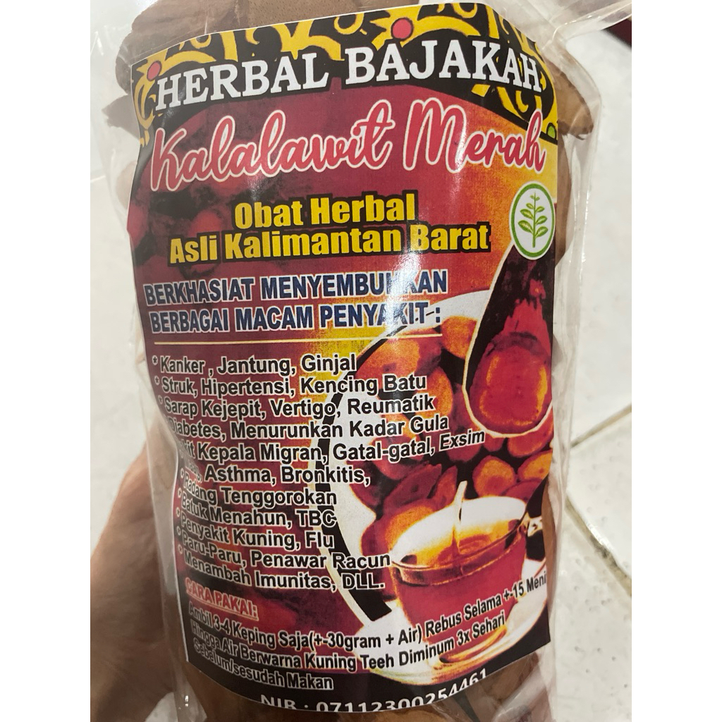 

Herbal Bajakah Kalalawit Merah