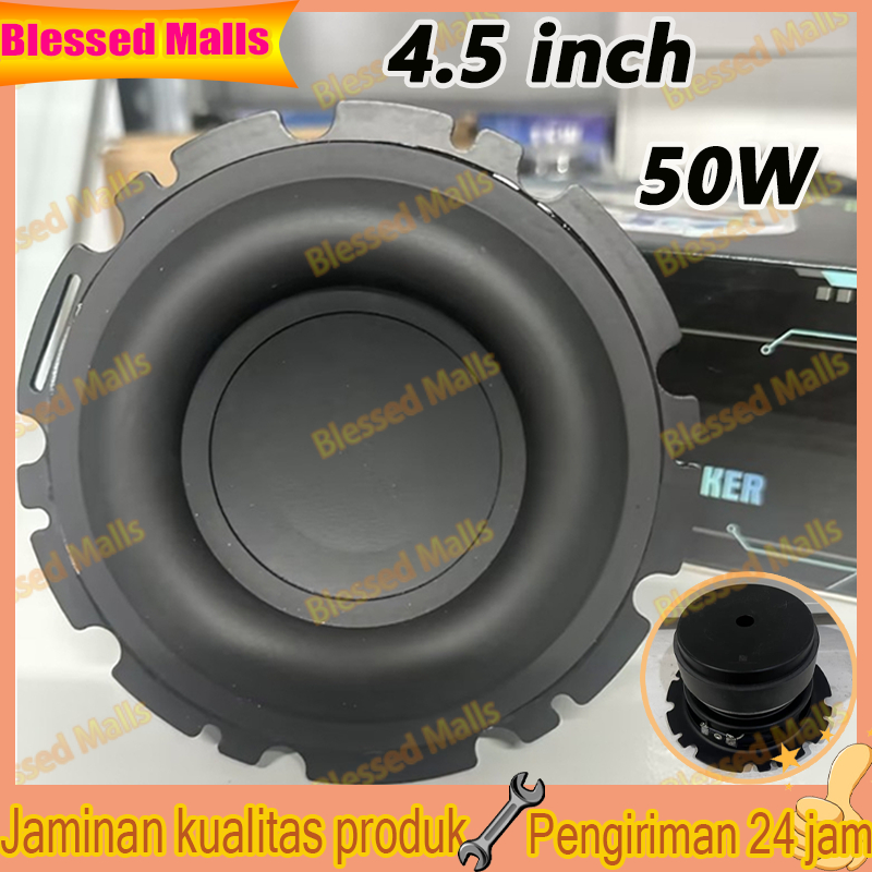 Speaker Subwoofer 4.5 inch Midbass woofer 4 ohm 50 Watt 4.5 inch HIFI Speakerjangkauan penuh Subwoof