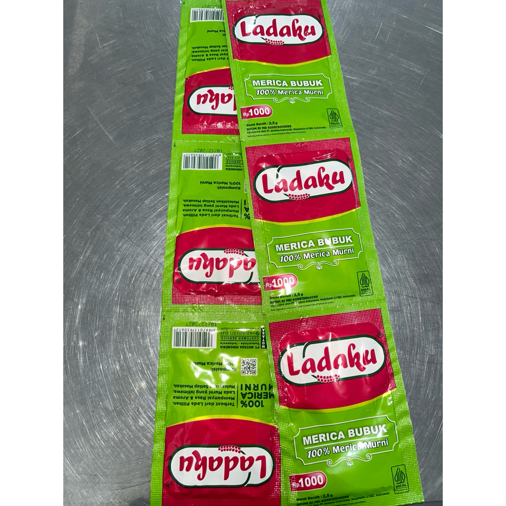 

LADAKU MERICA BUBUK MURNI 12X2,5GR SACHET