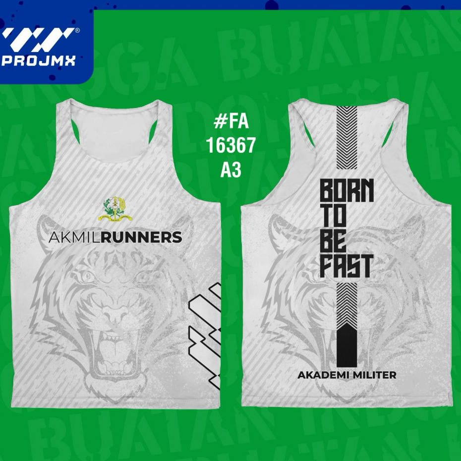 PROJMX - KAOS JERSEY SINGLET AKMIL RUNNERS (BISA CUSTOM)