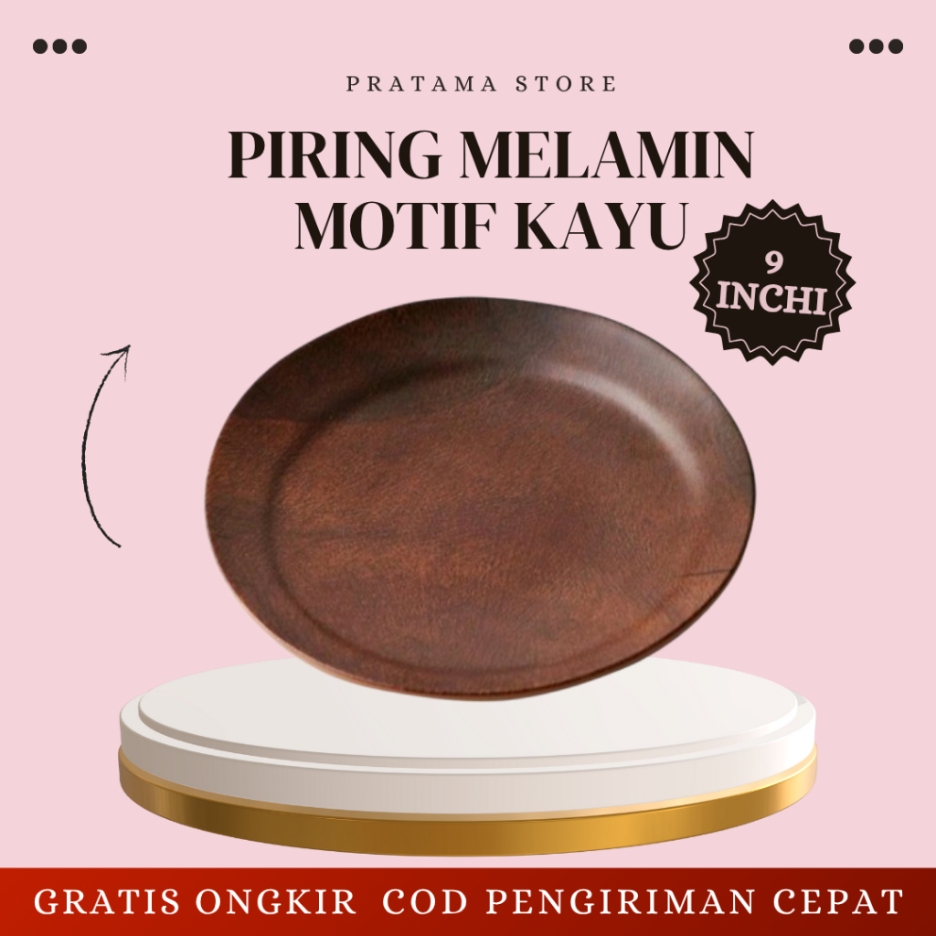 PIRING MELAMIN MOTIF KAYU 9