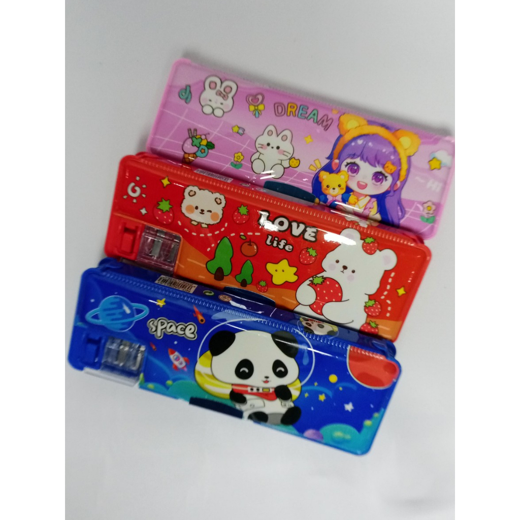 

KOTAK PENSIL ANAK MAGNET / TEMPAT PENSIL MAGNET 2 SISI RAUTAN MINI