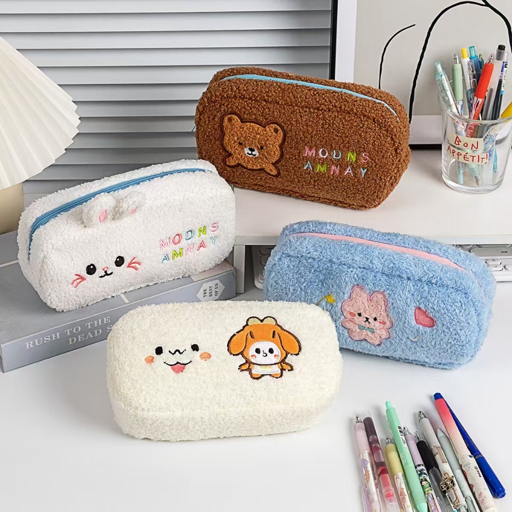 

Cute student pencil case, student large capacity pencil case, new teddy bear pencil case