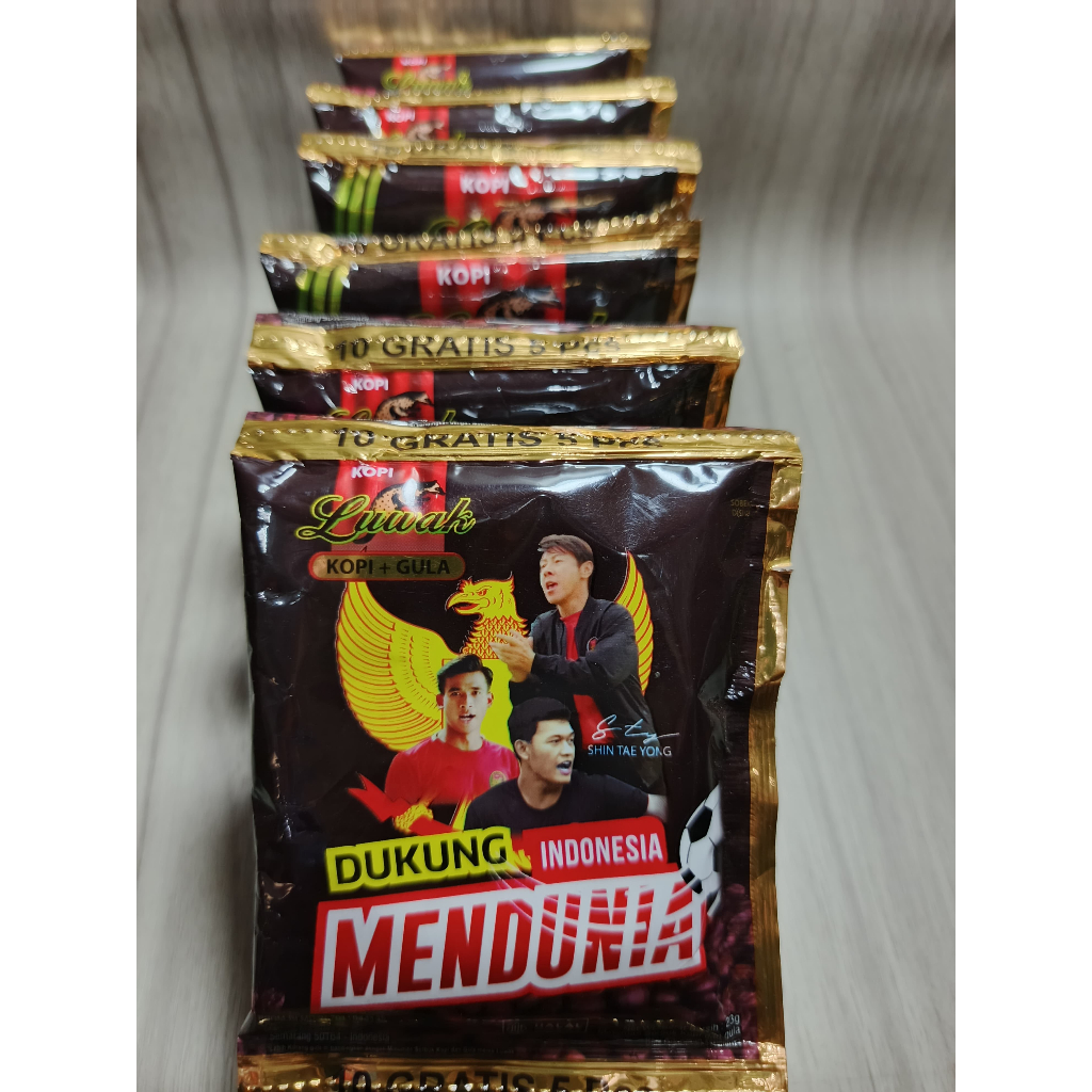 

Kopi Luwak Hitam Kopi + Gula 1Renteng Isi 15 Sachet