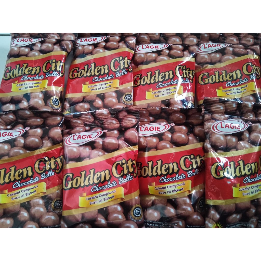 

Golden City Chocolate Balls 75gr