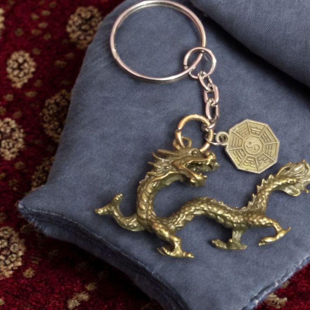 Gantungan kunci Fengshui Naga patkwa