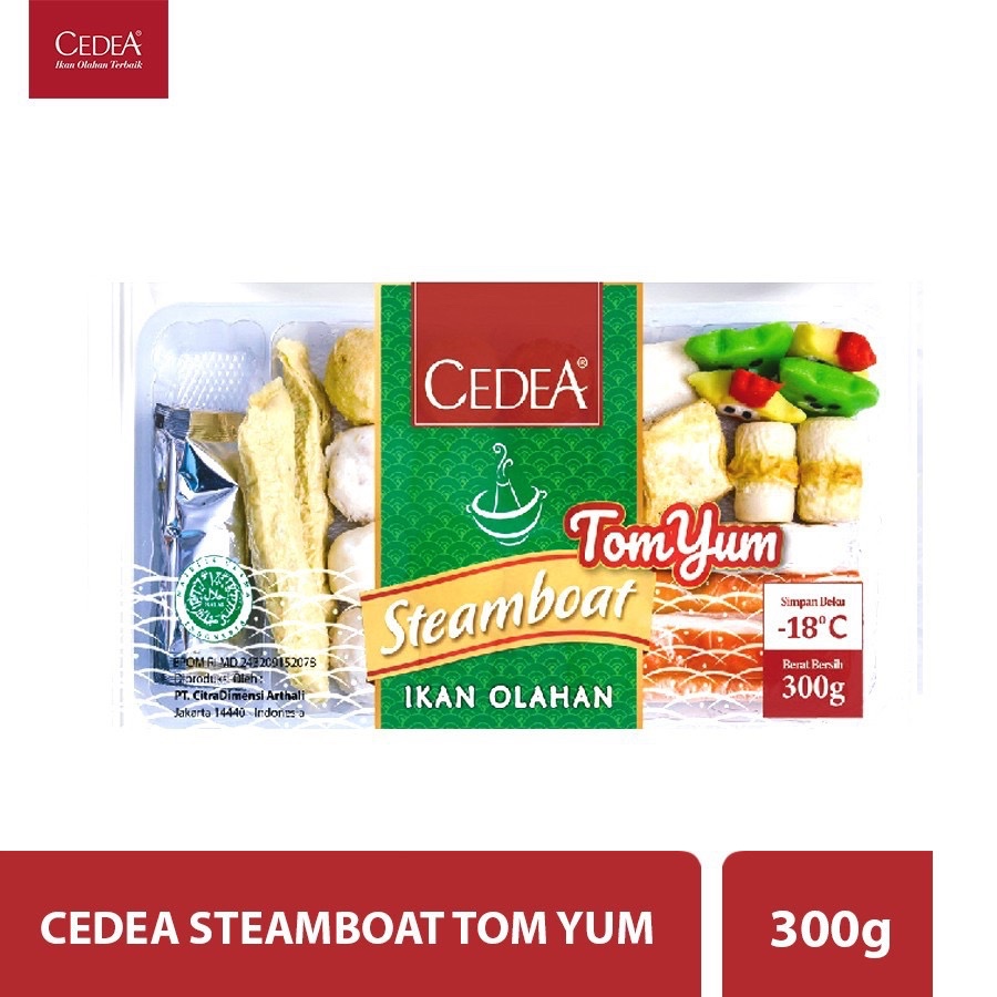 

CEDEA STEAMBOAT TOMYAM (IKAN OLAHAN) 300 GR / CEDEA