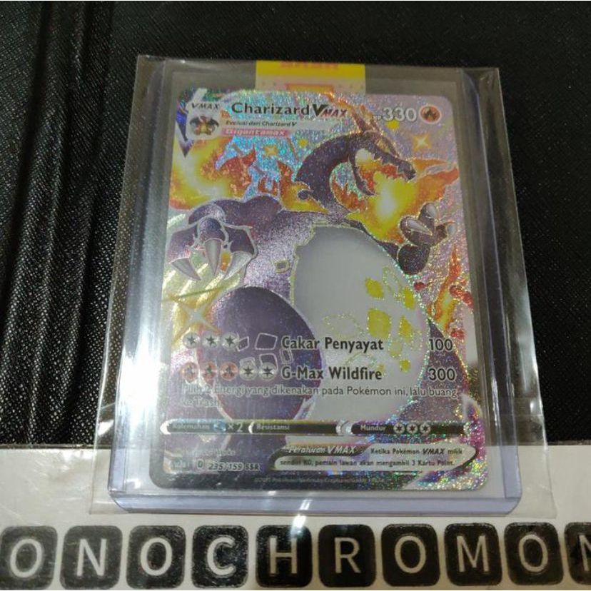 Kartu Pokemon TCG ID Set 7 SC3A Charizard VMax Shiny SSR Indonesia