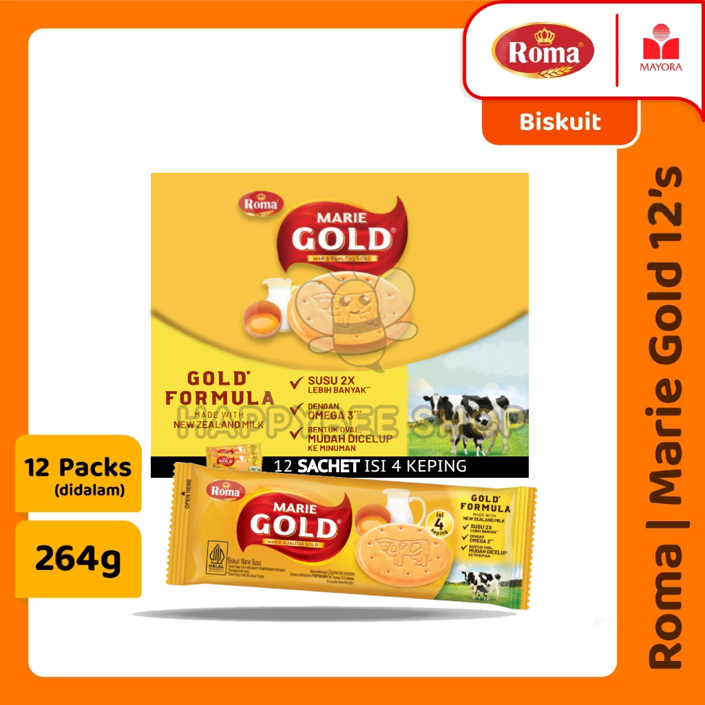 

Roma Marie Gold Double Milk Box isi 12 Pcs @ 22 gr